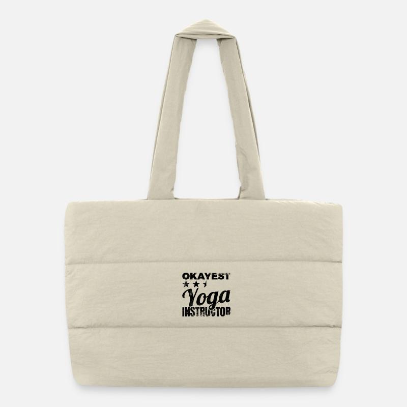 Instructeur de yoga Okayest Sac shopping matelassé