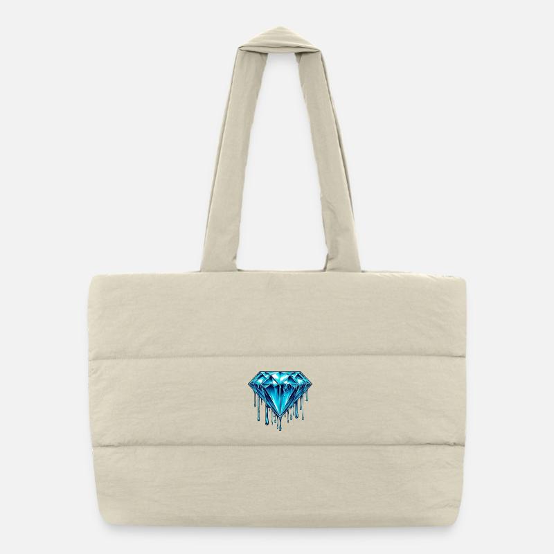 Diamant Sac shopping matelassé