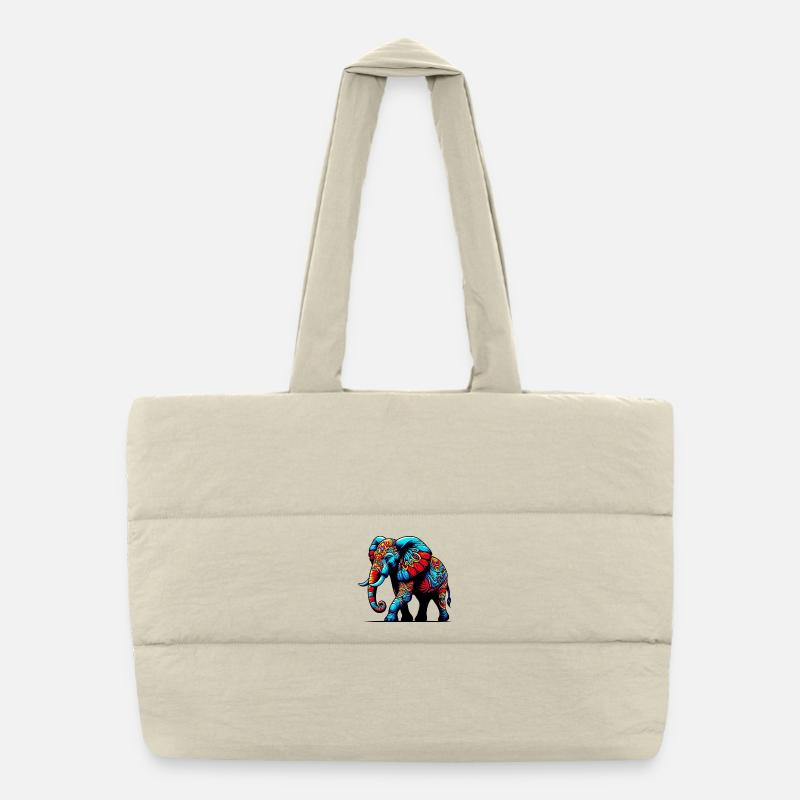 Sac shopping matelassé