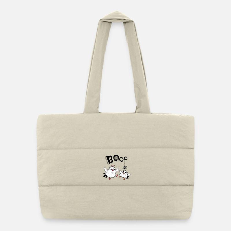 Ghost Party Puffer Shopping Bag