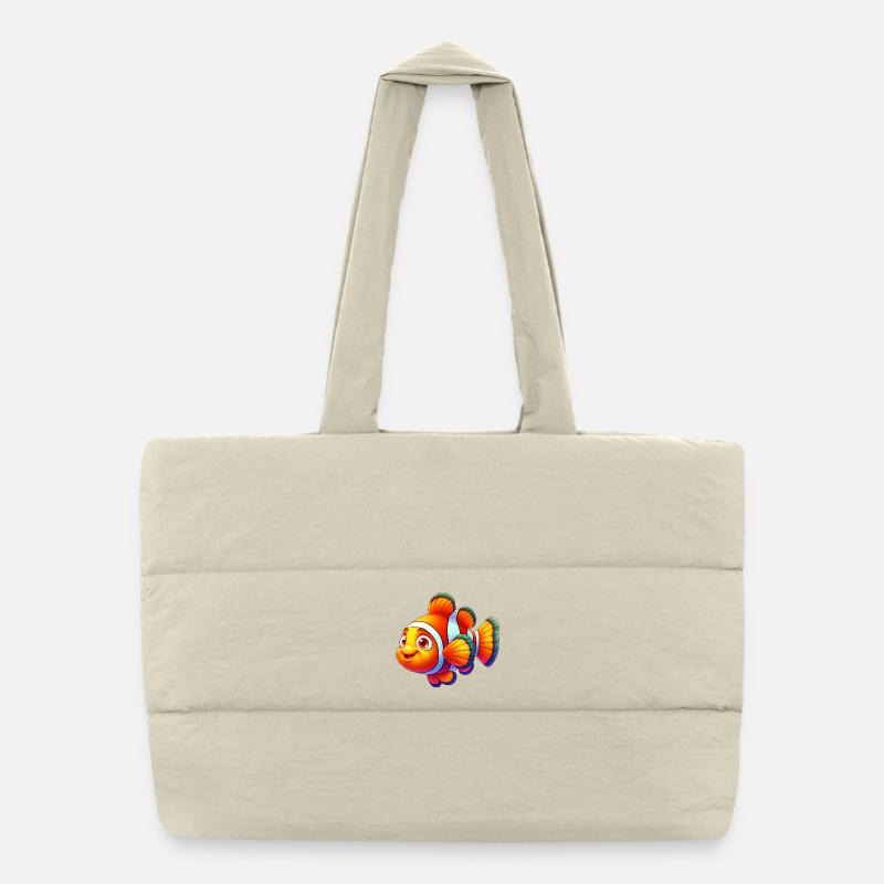 Clownfisch Puffer-Einkaufstasche