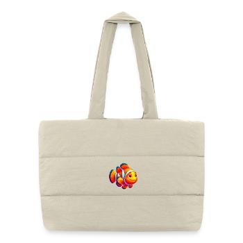 Clownfish - Puffer Shopping Bag - natural - Front