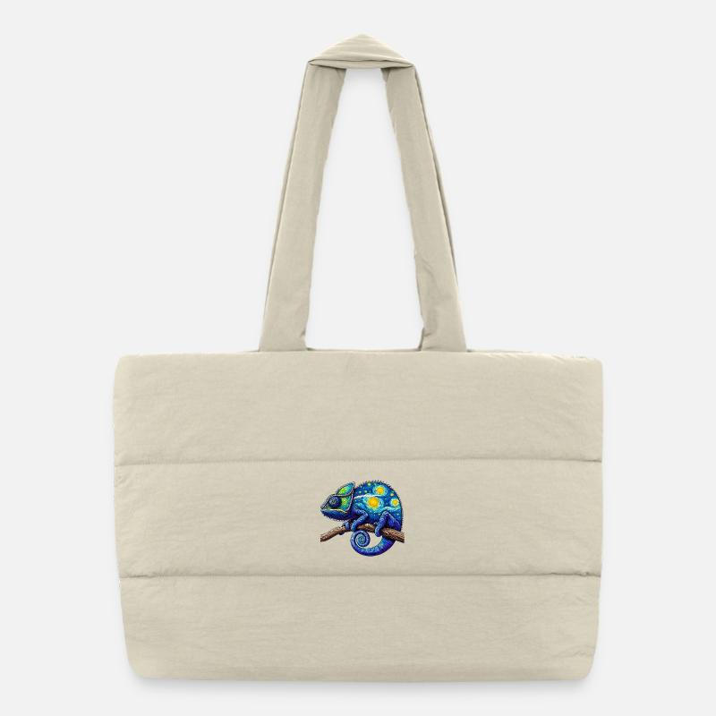 Caméléon Sac shopping matelassé