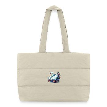 Swan - Puffer Shopping Bag - natural - Front