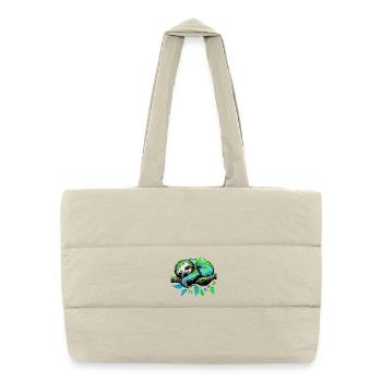 Sloth - Puffer Shopping Bag - natural - Front