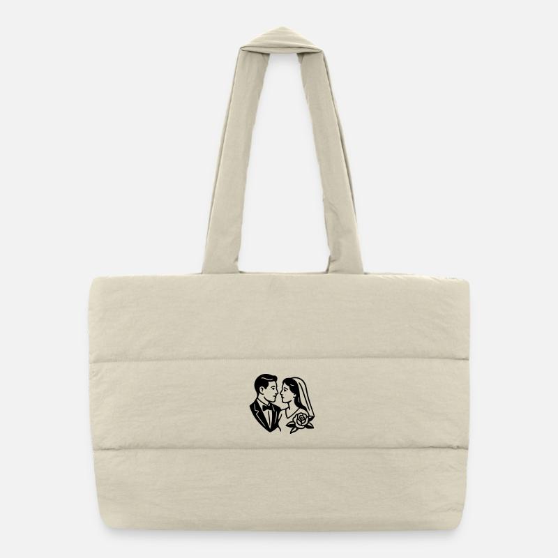 Verheiratet Puffer-Einkaufstasche