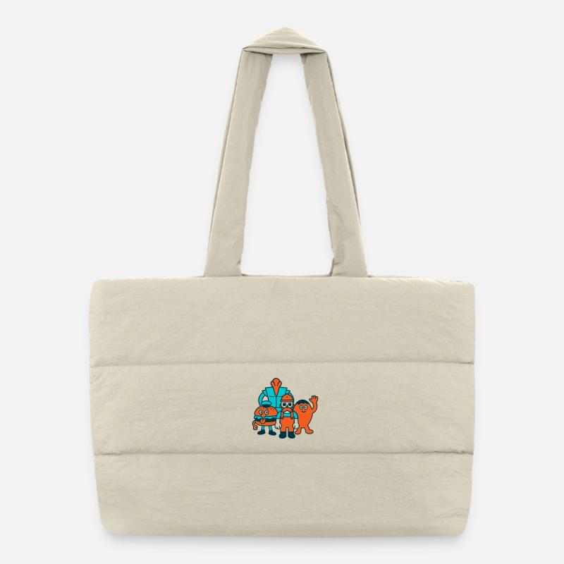 Toy Heroes Puffer Shopping Bag