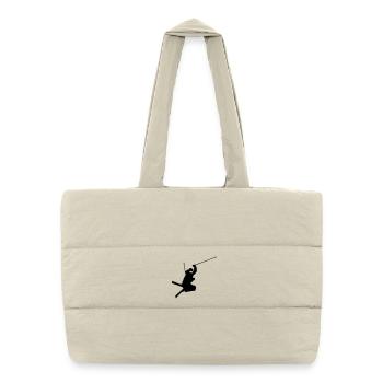 Freestyle Skiing - Puffer Shopping Bag - natural - Front