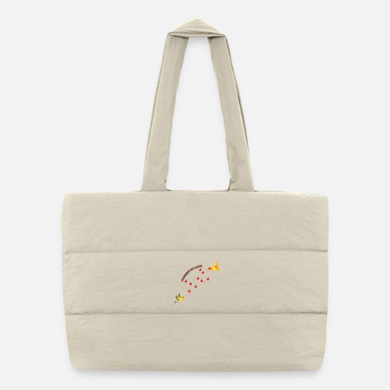 Liés par l’amour Sac shopping matelassé