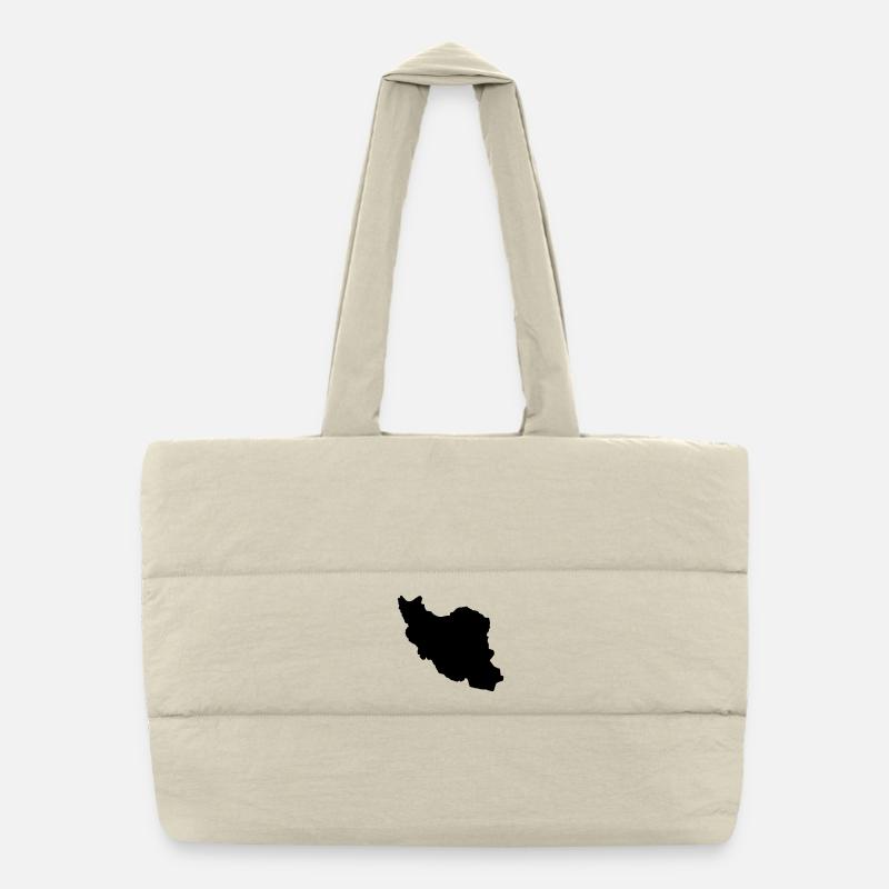 Iran Silhouette Puffer-Einkaufstasche