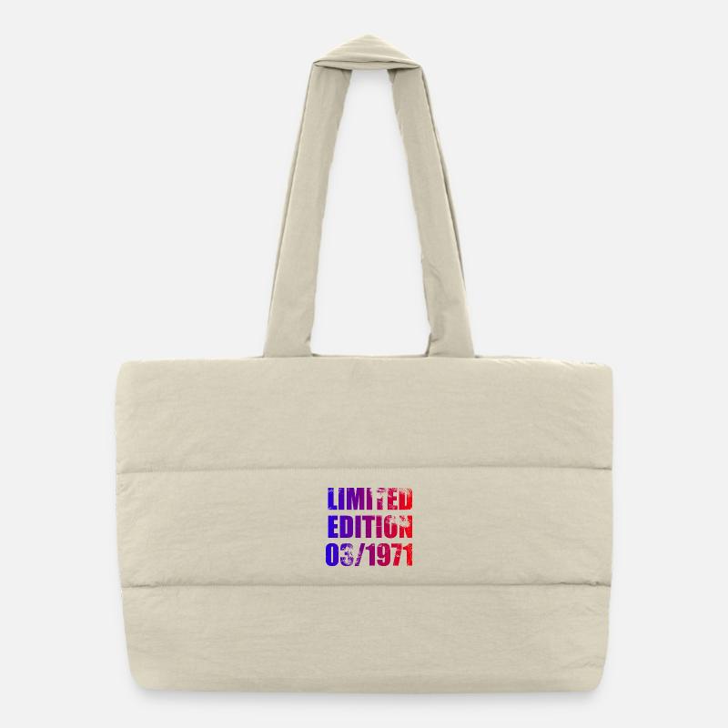 55e anniversaire édition limitée 03/1971 Sac shopping matelassé