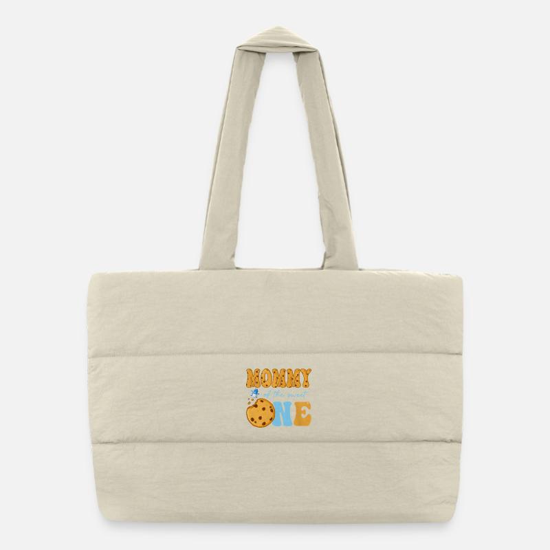 Anniversaire de la maman de la douce Biscuits et Lait Sac shopping matelassé