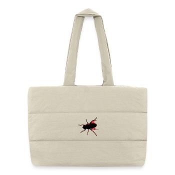 Fly Fishing No.2 - Puffer Shopping Bag - natural - Front