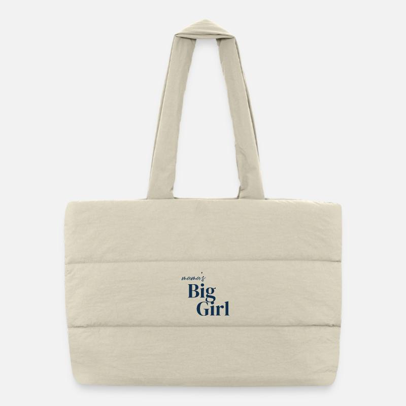La grande fille de maman Sac shopping matelassé