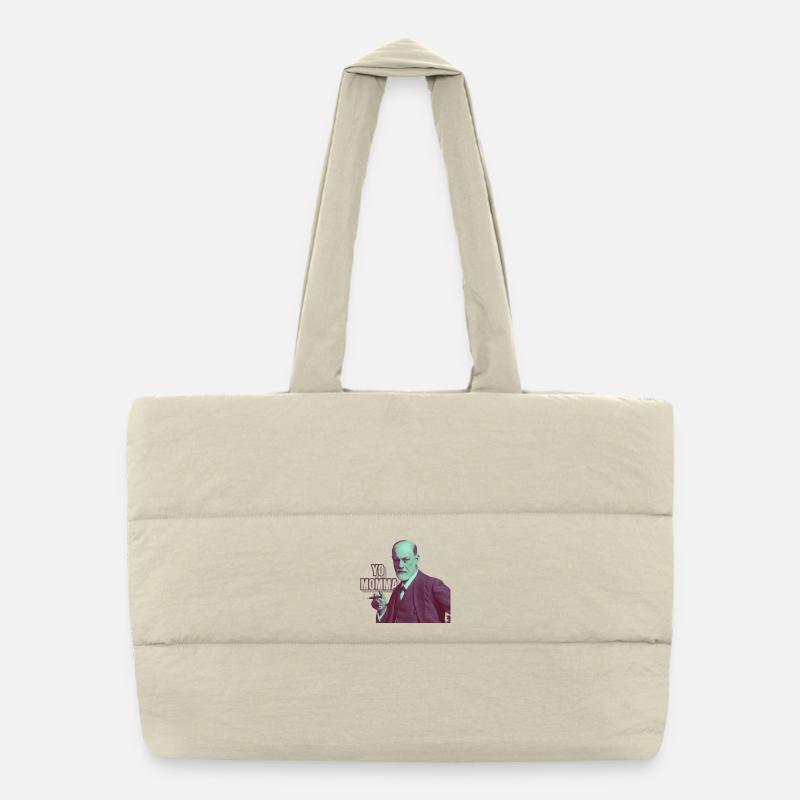 Freud - Yo Mama Puffer-Einkaufstasche