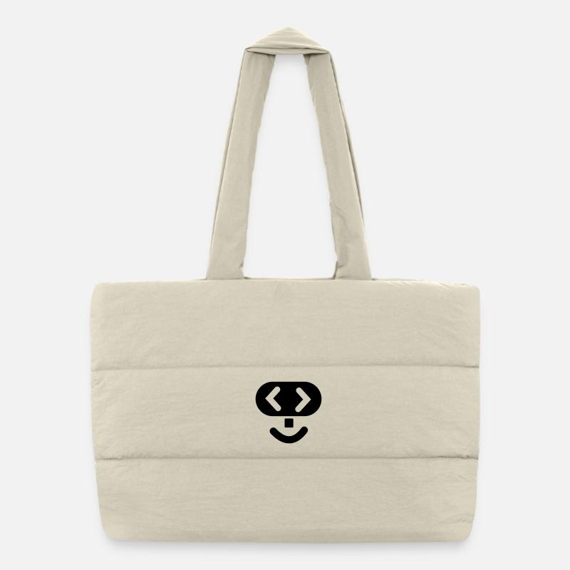 Hacker-Logo 2 Puffer-Einkaufstasche