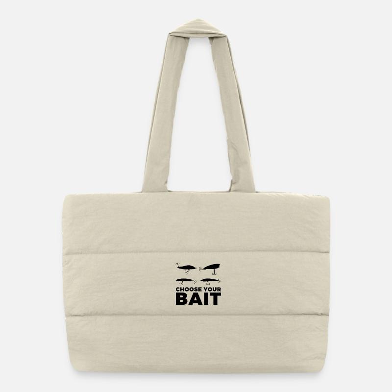 Appâts de pêche Sac shopping matelassé