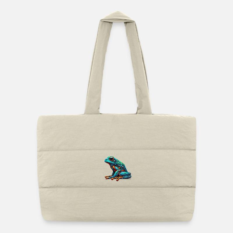 Grenouille robot Sac shopping matelassé