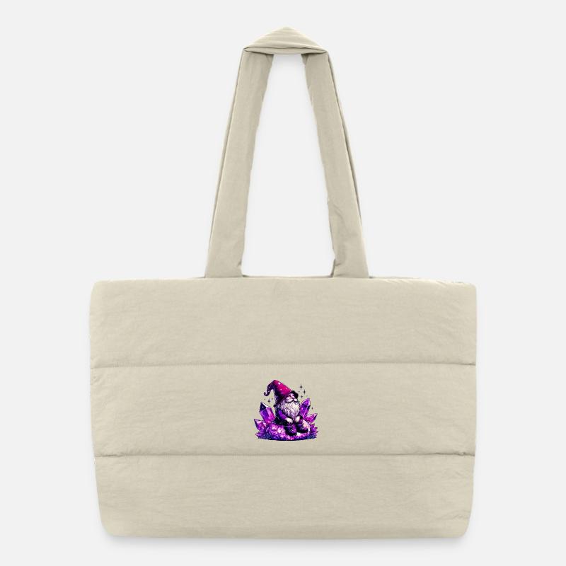 Gnome Puffer Shopping Bag