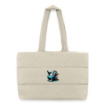 Seal - Puffer Shopping Bag - natural - Front