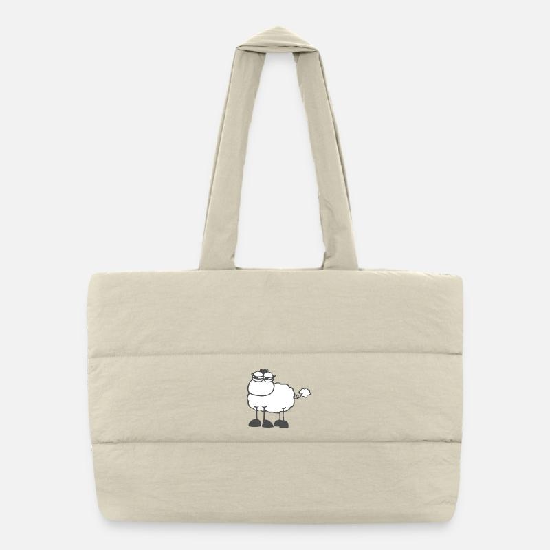 skepticalsheep Puffer Shopping Bag