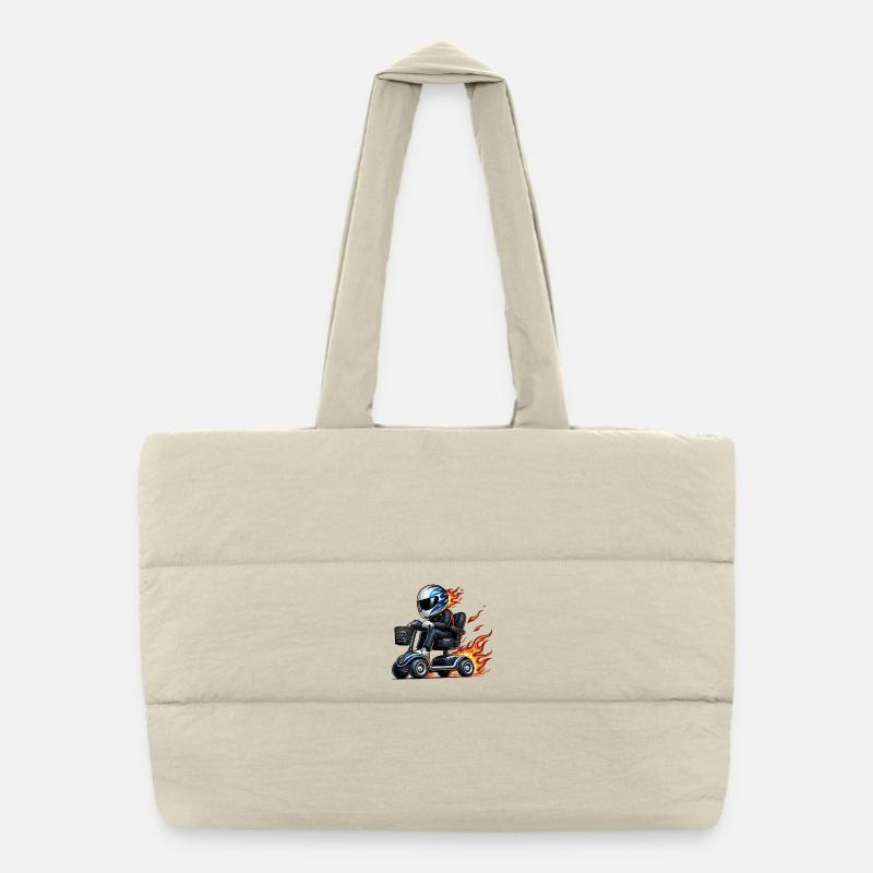 Scooter de mobilité Race bleu Sac shopping matelassé