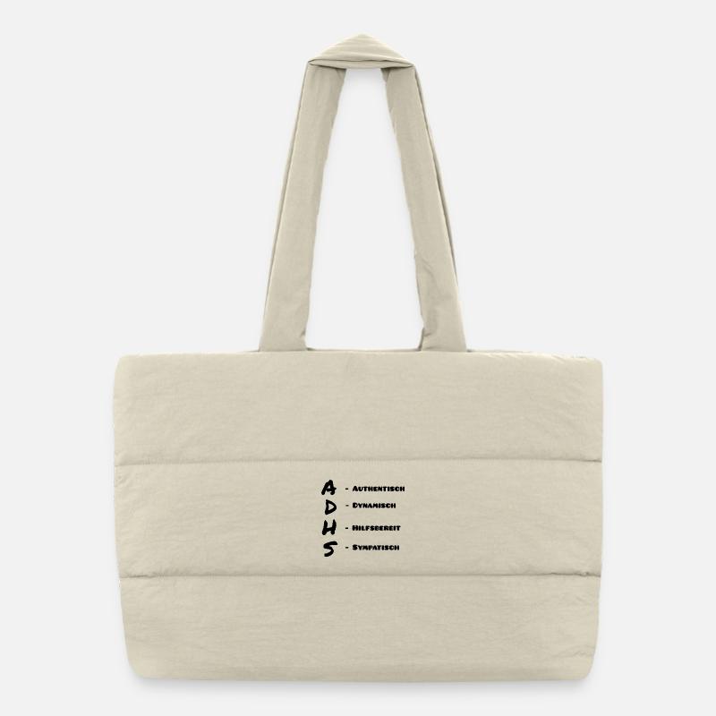 Dessin abstrait au crayon dégradé Sac shopping matelassé