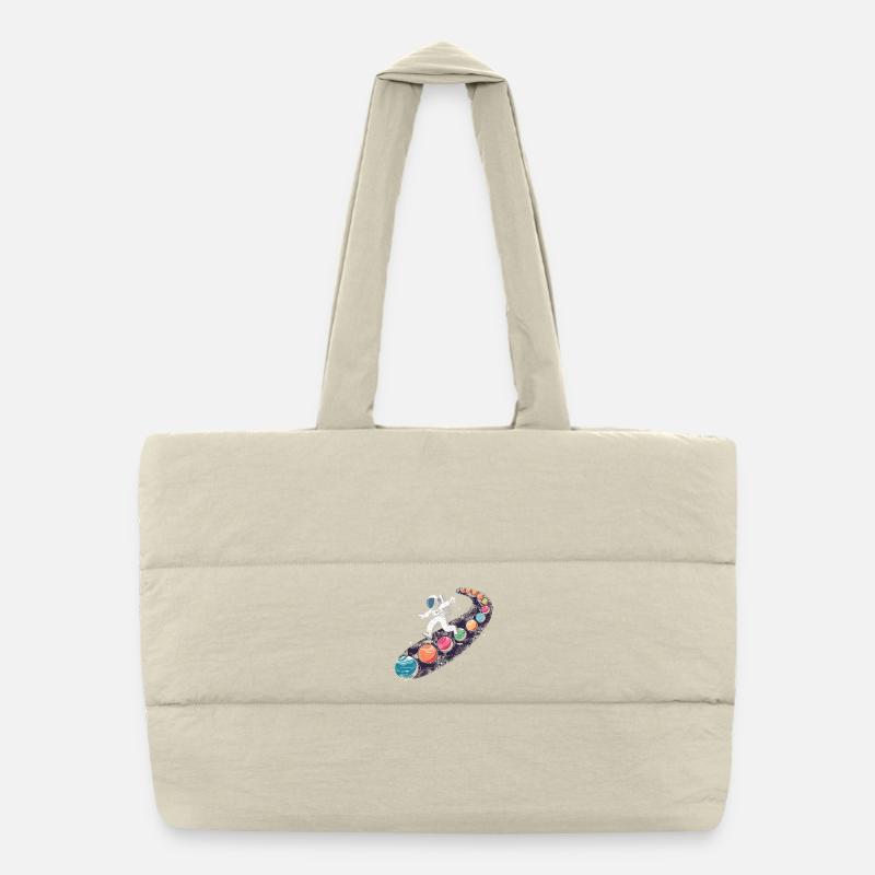 Conception d'astronautes d'aventure spatiale pour enfants Sac shopping matelassé