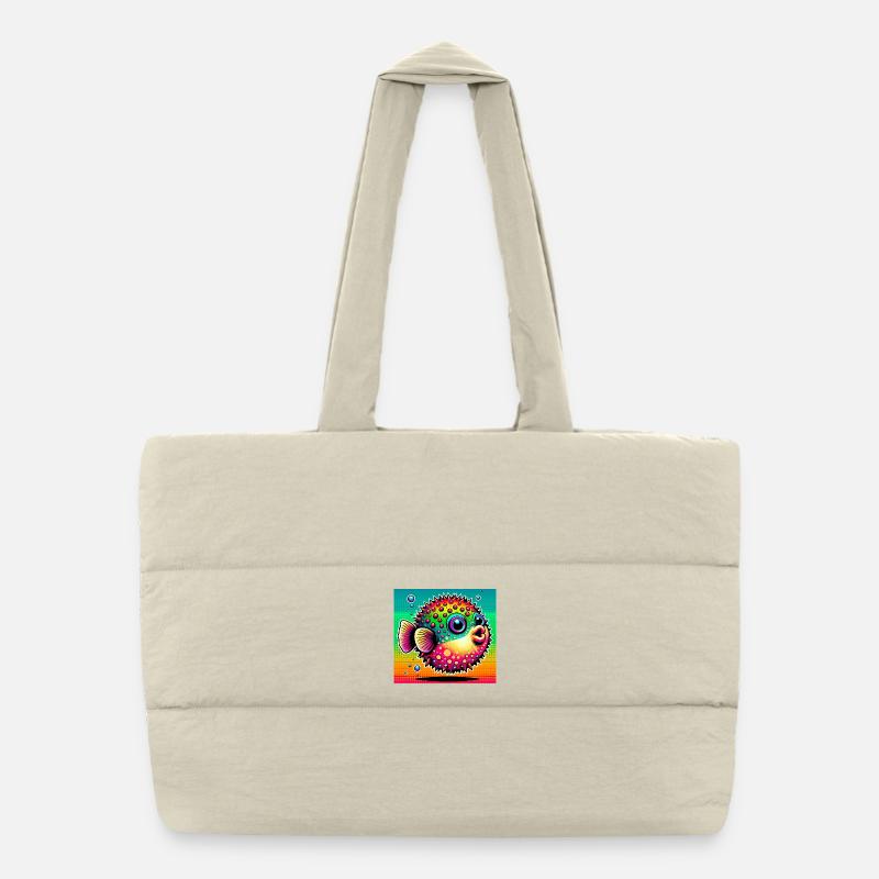 blowfish Puffer Shopping Bag