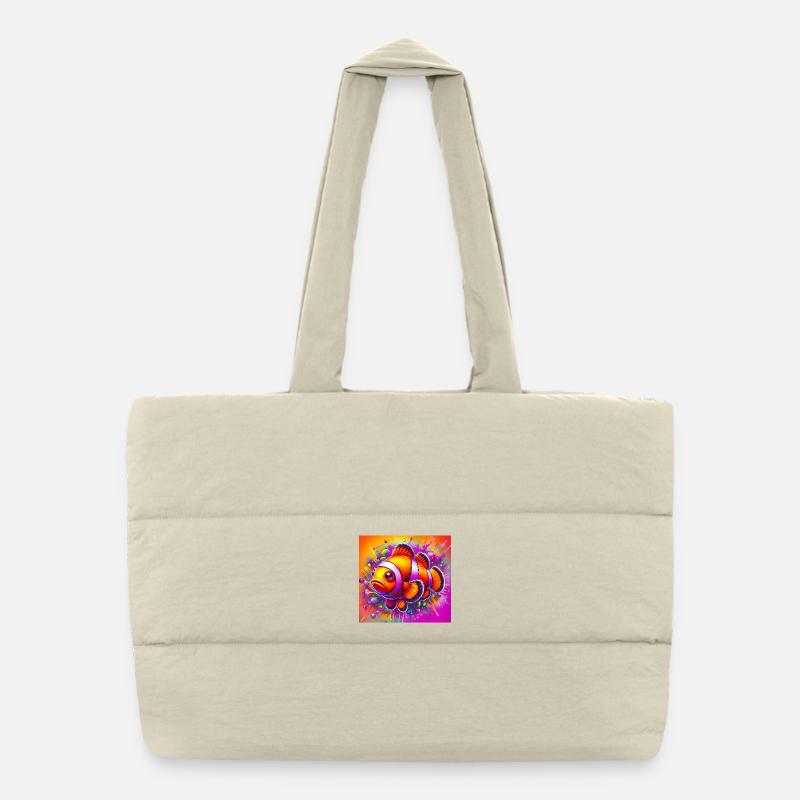 Clownfish Puffer Shopping Bag