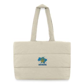 Circuit Ukraine Trident - Puffer Shopping Bag - natural - Front