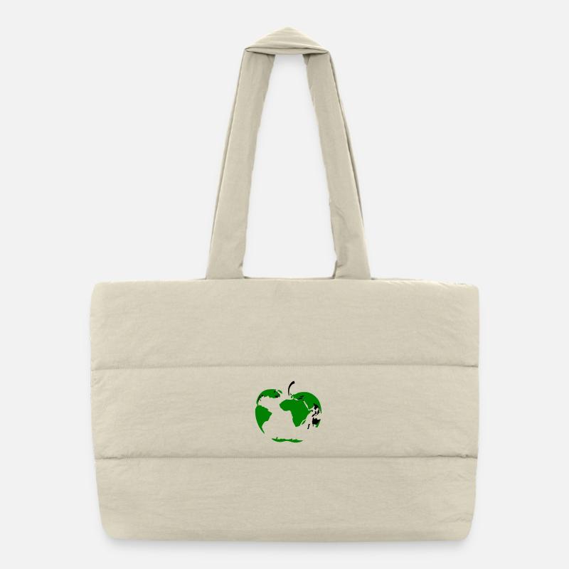 Globe Apple Sac shopping matelassé