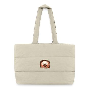 Katzentraum im Zuckerkreisel - Puffer Shopping Bag - natural - Front