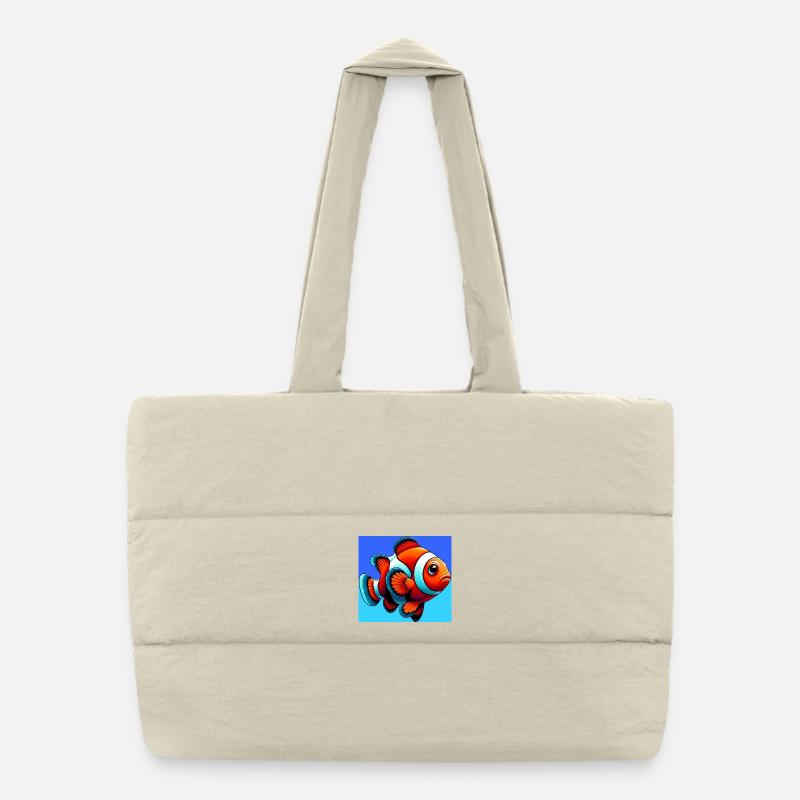 Clownfish Puffer Shopping Bag