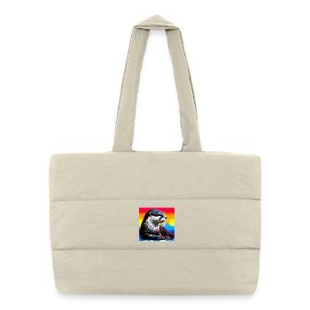 otter - Puffer Shopping Bag - natural - Front