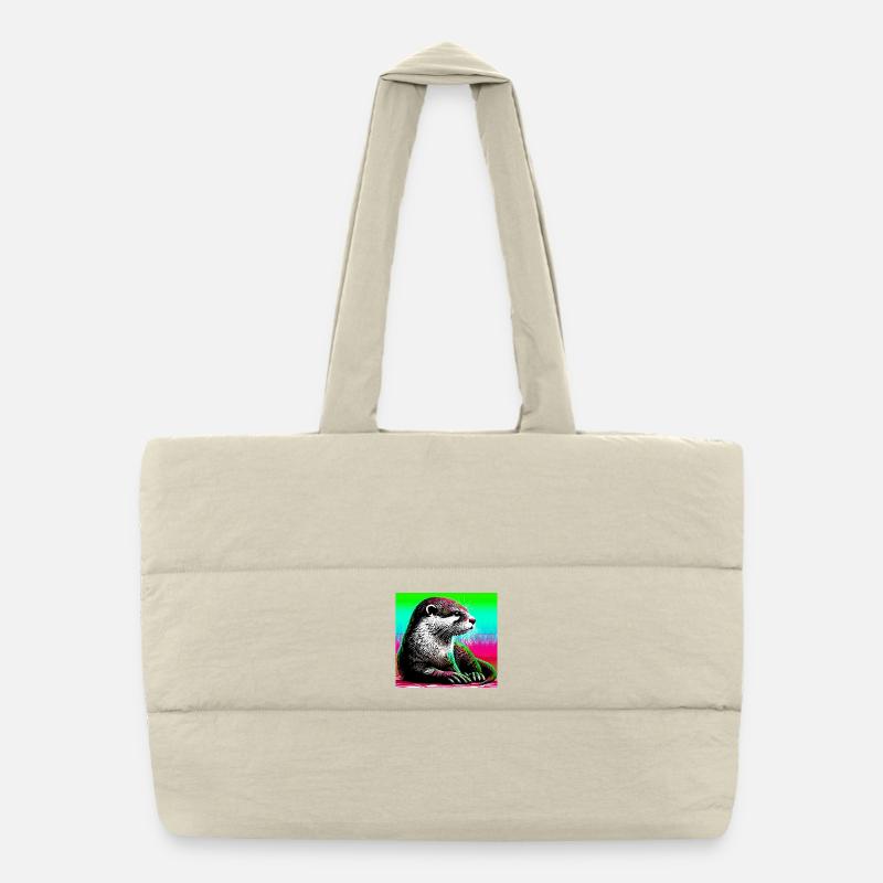otter - Puffer Shopping Bag - natural