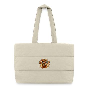 Dans l’humour de My Favorite Child Era Daughter Families - Sac shopping matelassé - blanc naturel - Devant