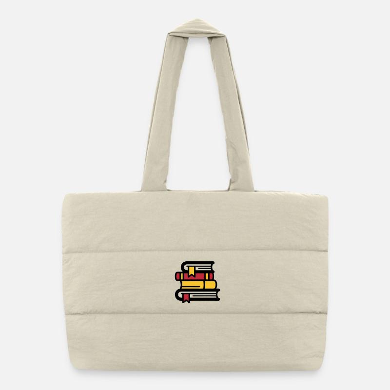 Lecture BookTok Colorée Sac shopping matelassé