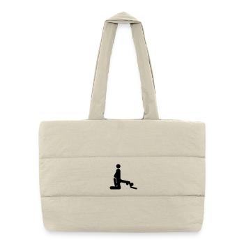 Fuck position - Puffer Shopping Bag - natural - Front