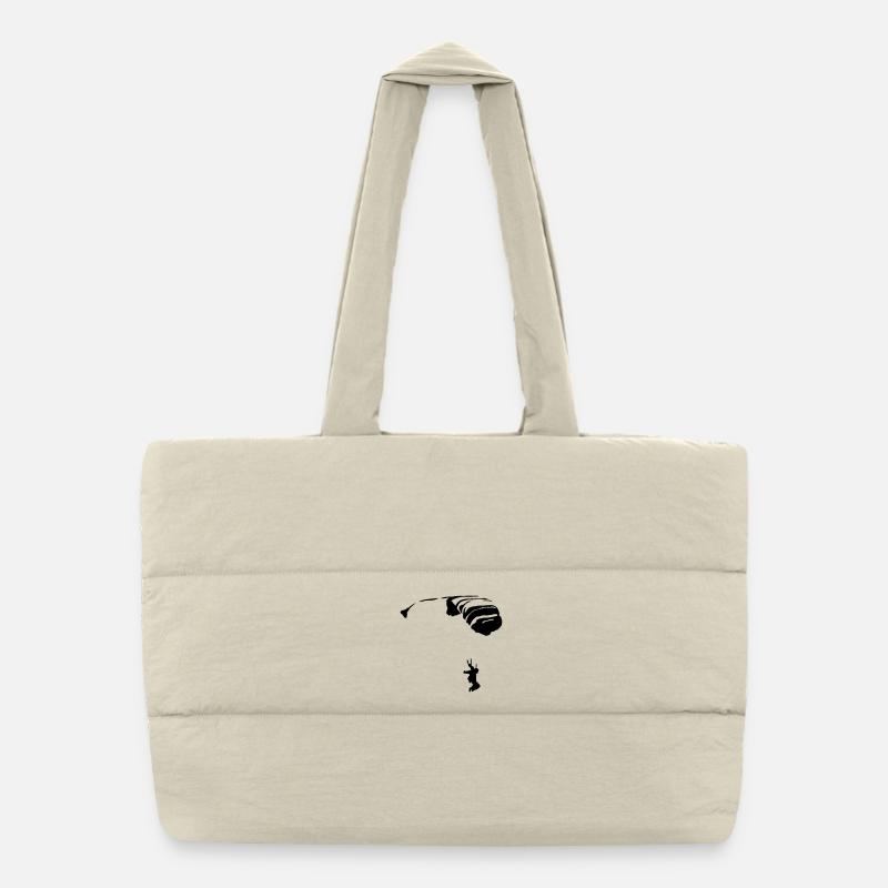 Parachute - Sac shopping matelassé - blanc naturel