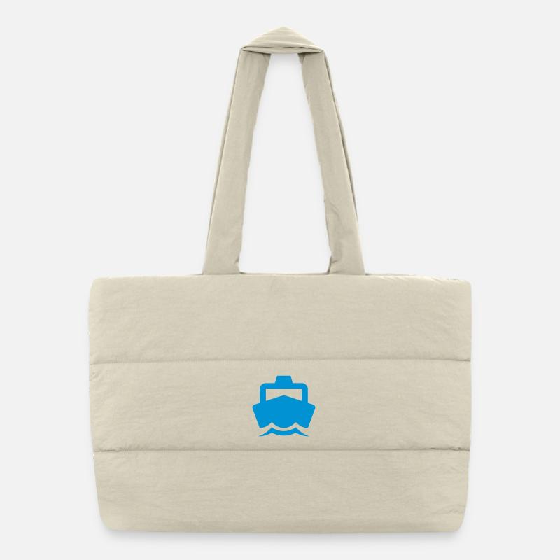 Ship Schiff Puffer Shopping Bag