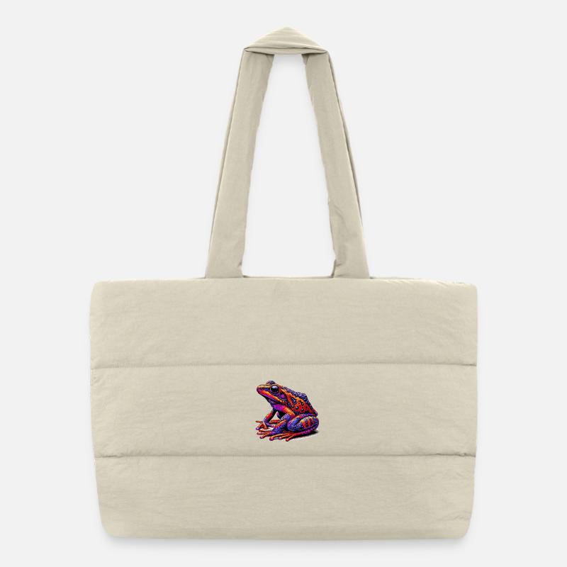 Grenouille Sac shopping matelassé