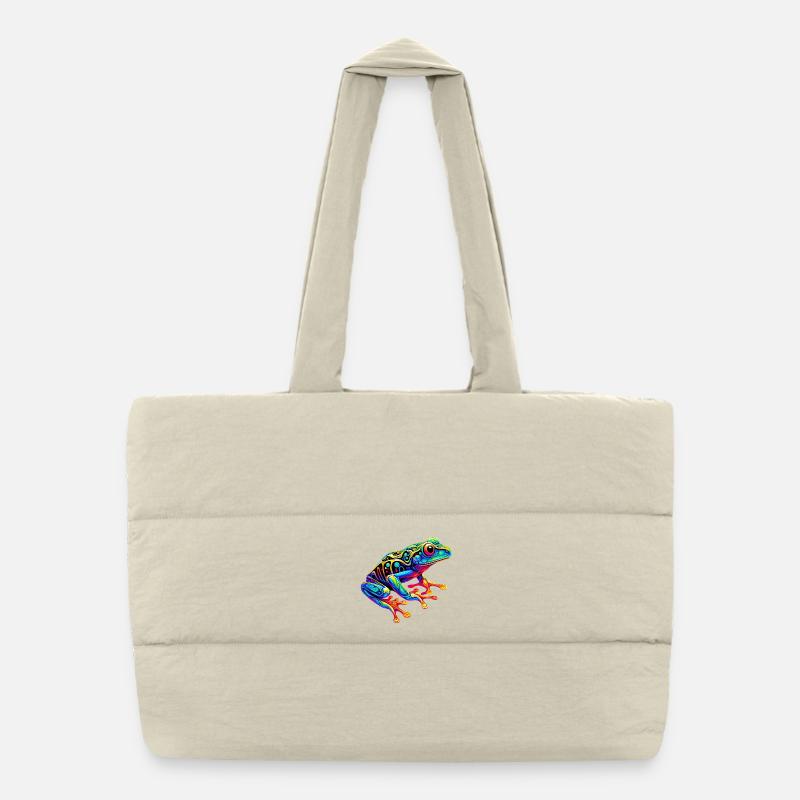 Grenouille Sac shopping matelassé