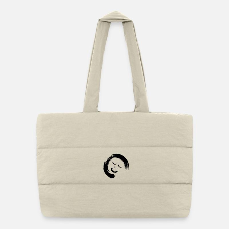 Méditation du sommeil de la série Ensie face Sac shopping matelassé