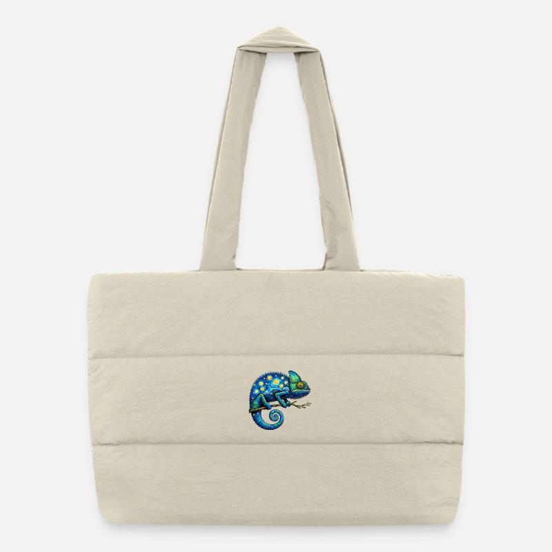 Caméléon Sac shopping matelassé