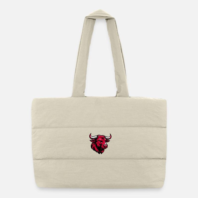 Taureau Sac shopping matelassé