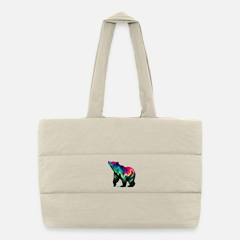 Bär Puffer-Einkaufstasche