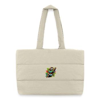 Sloth - Puffer Shopping Bag - natural - Front