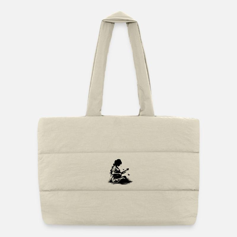 Banjo Fille Dessin Sac shopping matelassé