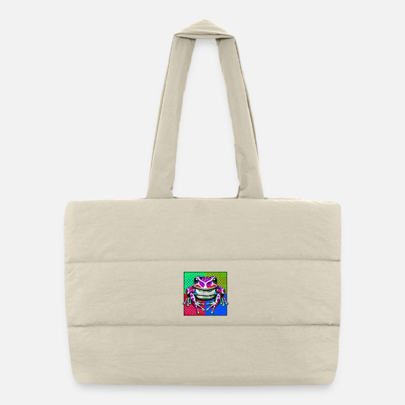 Grenouille Sac shopping matelassé